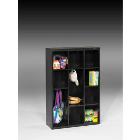 Tennsco Cubby Cabinet CC-52-BLK - Welded 34-1/2