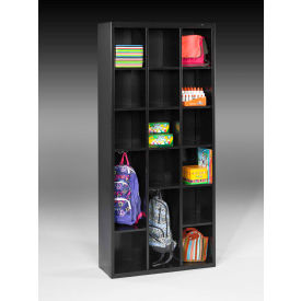 Tennsco Cubby Cabinet CC-78-BLK - Welded 34-1/2