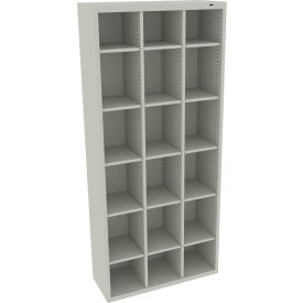 Tennsco® 18 Person Cubby Locker 34-1/2