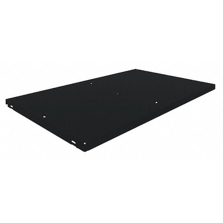 Shelf, 48 In x 24 In x 1-5/16 In, Black MPN:307 BLACK
