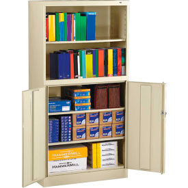 Tennsco® HD Storage Cabinet with Bookcase 24 Gauge 36