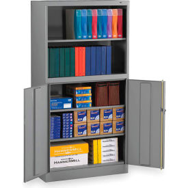 Tennsco® Heavy Duty Storage Cabinet with Bookcase 24 Gauge 36