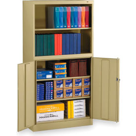 Tennsco® Heavy Duty Storage Cabinet with Bookcase 24 Gauge 36