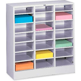 Tennsco Literature Organizer Cabinet 5075-Grey - 21 Opening Legal Size - Gray 5075-GREY