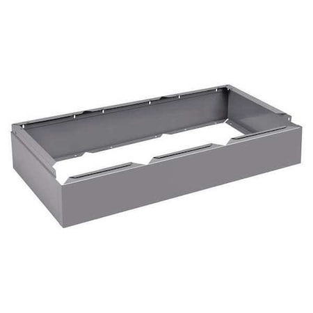 Assembled Locker Base, 15in.D, Medium Gray MPN:CLB-3615MG