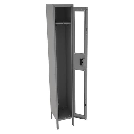 Wardrobe Locker, 12 in W, 15 in D, 78 in H, (1) Tier, (1) Wide, Gray MPN:CSL-121572-1 MED GRE