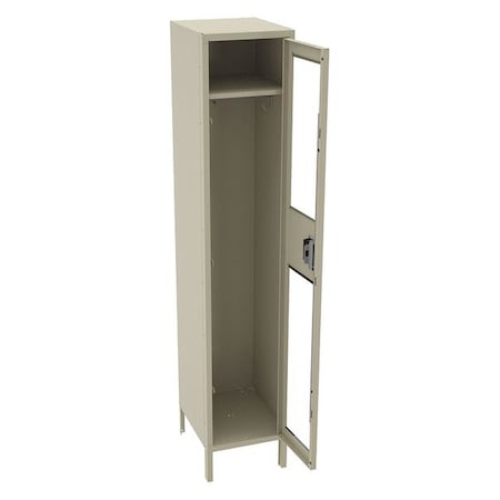 Wardrobe Locker, 15 in W, 15 in D, 78 in H, (1) Tier, (1) Wide, Sand MPN:CSL-151872-1 SAND
