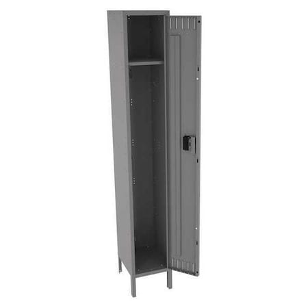 Wardrobe Locker, 12 in W, 15 in D, 78 in H, (1) Tier, (1) Wide, Gray MPN:STK-121572-1 GRAY
