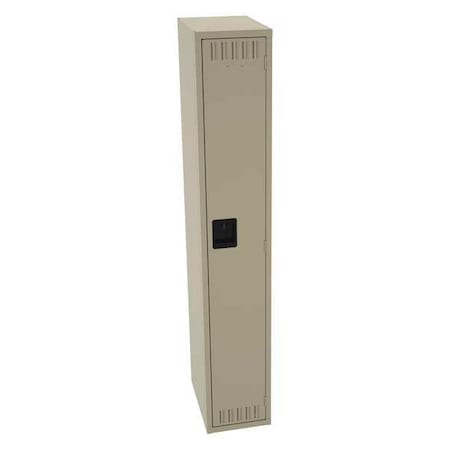 Wardrobe Locker, 12 in W, 18 in D, 72 in H, (1) Tier, (1) Wide, Sand MPN:STS-121872-ASD