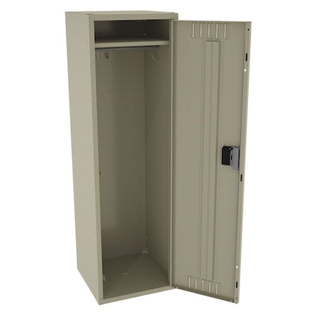 Wardrobe Locker, 18 in W, 18 in D, 60 in H, (1) Tier, (1) Wide, Sand MPN:STS-181860-ASD