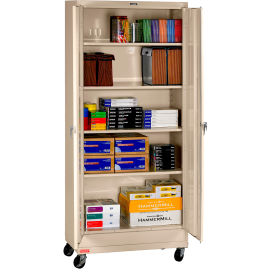 Tennsco® Deluxe Mobile Storage Cabinet 36