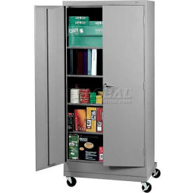 Tennsco® Deluxe Heavy Duty Mobile Storage Cabinet 24 Gauge 36