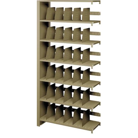 Add-On Open File Shelves, 76 in H, Sand MPN:127648AC
