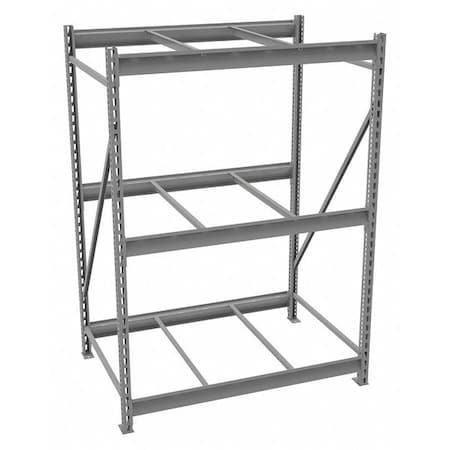 Starter Bulk Storage Rack, 36 in D, 48 in W, 3 Shelves, Gray MPN:6940