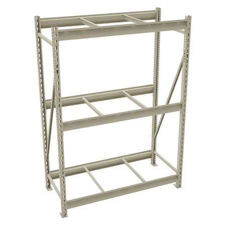 Starter Bulk Storage Rack, 24 in D, 48 in W, 3 Shelves, Gray MPN:6940