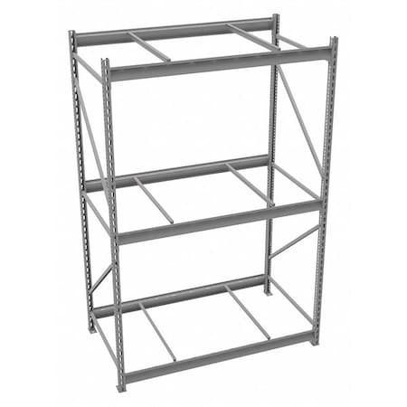 Starter Bulk Storage Rack, 36 in D, 60 in W, 3 Shelves, Gray MPN:6940