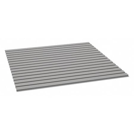 Decking, Steel, 48 in W, 48 in D, Industrial Gray, Powder Coated Finish, Gauge: 22 MPN:BSD-4848