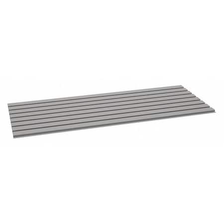 Decking, Steel, 60 in W, 24 in D, Industrial Gray, Powder Coated Finish, Gauge: 22 MPN:BSD-6024