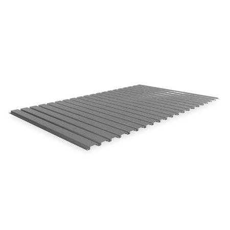 Decking, Steel, 60 in W, 36 in D, Industrial Gray, Powder Coated Finish, Gauge: 22 MPN:BSD-6036