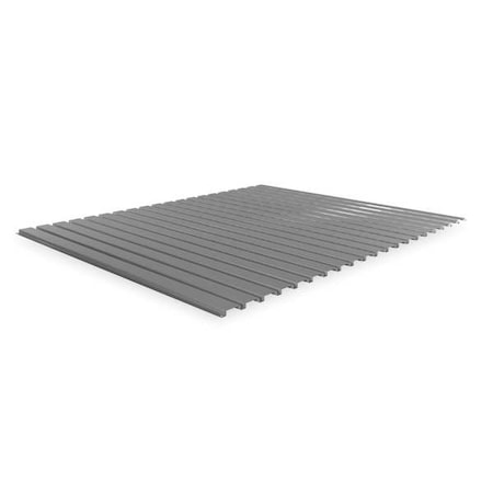 Decking, Steel, 60 in W, 48 in D, Industrial Gray, Powder Coated Finish, Gauge: 22 MPN:BSD-6048