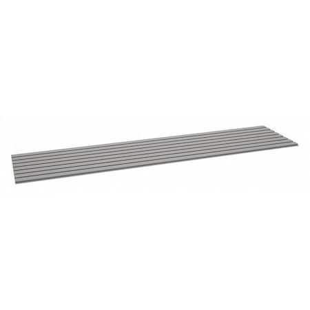 Decking, Steel, 96 in W, 24 in D, Industrial Gray, Powder Coated Finish, Gauge: 22 MPN:BSD-9624