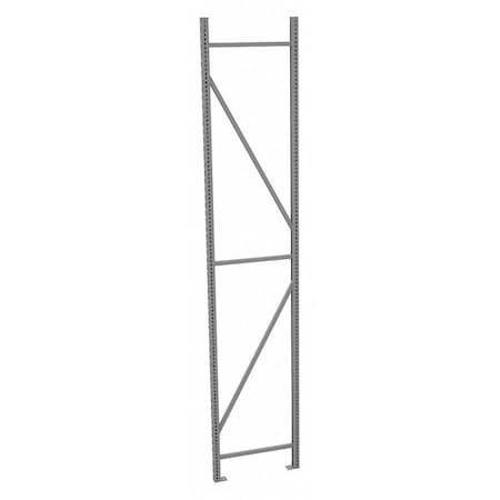 Upright Frame, 24 in D, 1 3/4 in W, Gray MPN:BUF-24120