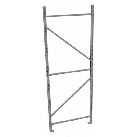 Upright Frame, 36 in D, 1 3/4 in W, Gray MPN:BUF-3696
