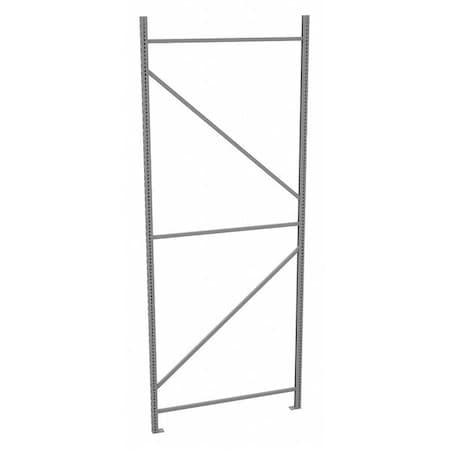 Upright Frame, 48 in D, 1 3/4 in W, Gray MPN:BUF-48120
