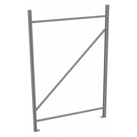 Upright Frame, 48 in D, 1 3/4 in W, Gray MPN:BUF-4872