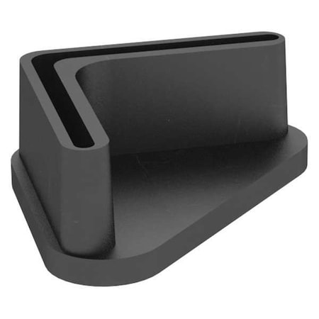 Footplate for Shelving, Nylon, 1-1/2 in D x 1-1/2 in W x 3/4 in H MPN:EURNF