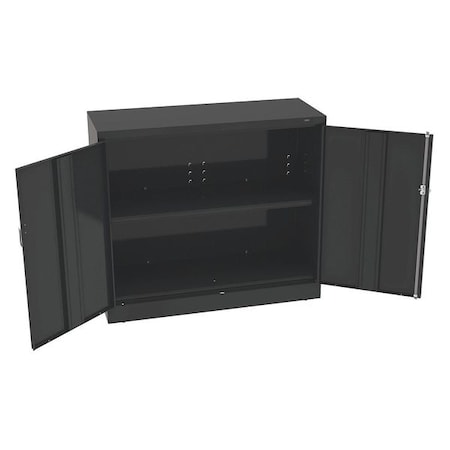 Storage Cabinet, Wide, 18 x48 x42 In, Black MPN:J1842SU BLACK