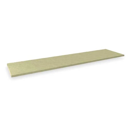 Decking, Particleboard, 48 in W, 12 in D, Sand, Unfinished Finish MPN:PB-4812