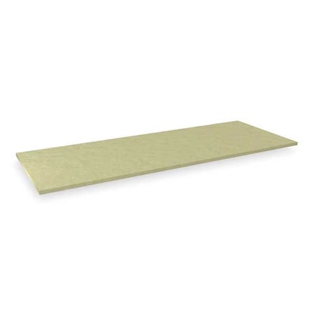 Decking, Particleboard, 48 in W, 18 in D, Sand, Unfinished Finish MPN:PB-4818