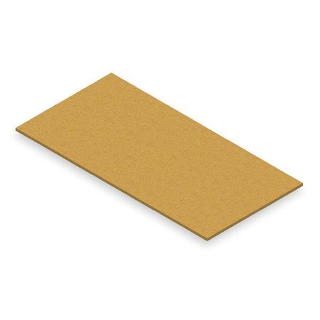 Decking, Particleboard, 48 in W, 24 in D, Natural, Unfinished Finish MPN:PB-4824A