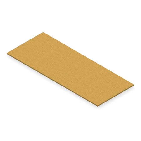Decking, Particleboard, 60 in W, 24 in D, Natural, Unfinished Finish MPN:PB-6024-3