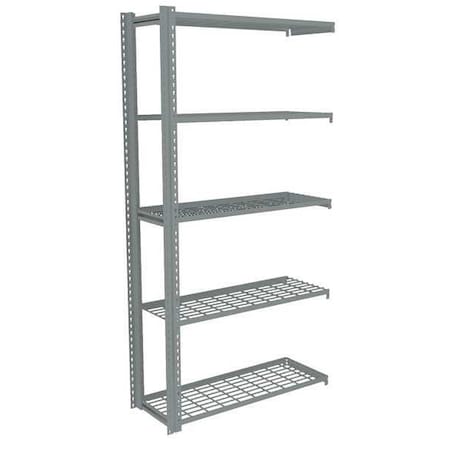 Boltless Shelving, Add-On, 48x15, Wire MPN:ZAH7-4815A-5W
