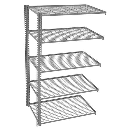 Boltless Shelving, Add-On, 48x30, Wire MPN:ZAH7-4830A-5W