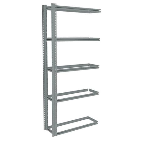 Boltless Shelving Add-On, 36x12, 5 Shelf MPN:ZB7-3612A-5