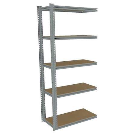Boltless Shelving Add-On, 36x18, 5 Shelf MPN:ZB7-3618A-5D