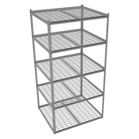 Boltless Shelving Unit, 36-5/8