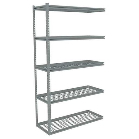 Boltless Shelving, Add-On, 48x15, Wire MPN:ZB7-4815A-5W