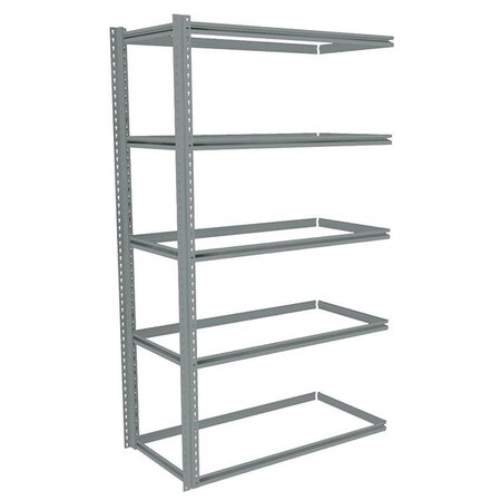 Boltless Shelving Add-On, 48x24, 5 Shelf MPN:ZB7-4824A-5