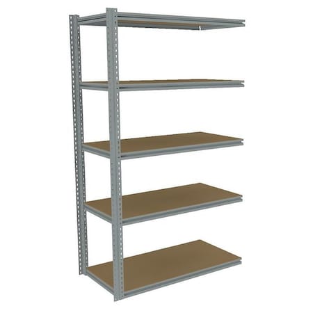 Boltless Shelving Add-On, 48x24, 5 Shelf MPN:ZB7-4824A-5D