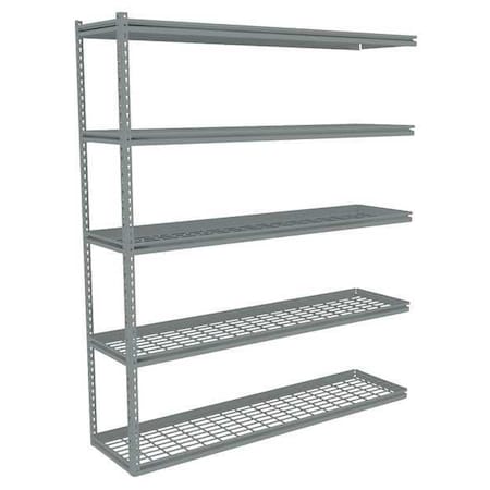 Boltless Shelving, Add-On, 60x18, Wire MPN:ZB7-6018A-5W