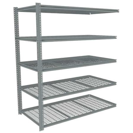 Boltless Shelving, Add-On, 60x48, Wire MPN:ZB7-6048A-5W