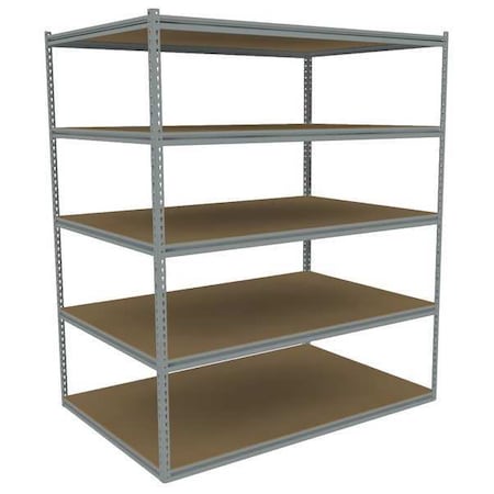Boltless Shelving Unit, 48-5/8