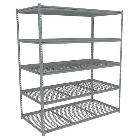 Boltless Shelving, 72x48, Particleboard MPN:ZB7-7248A-5D