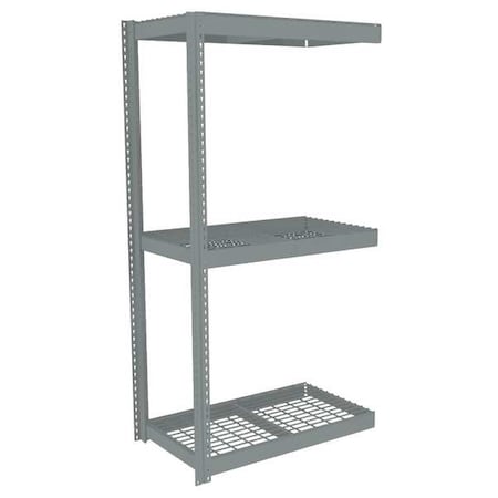 Boltless Shelving, Add-On, 42x18, Wire MPN:ZLC7-4218A-3W