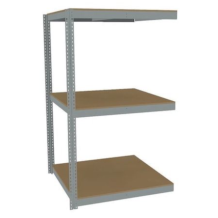 Boltless Shelving Add-On, 48x48, 3 Shelf MPN:ZLC7-4848A-3D