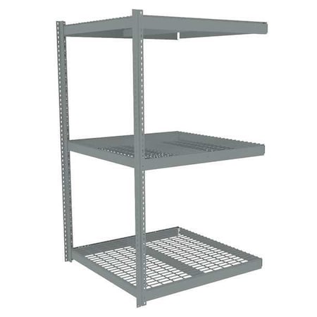 Boltless Shelving Add-On, 48x48, 3 Shelf MPN:ZLC7-4848A-3W